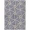 Homeroots 9' X 12' Gray And Ivory Geometric Washable Indoor Outdoor Area Rug 612879 - alternate 8