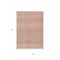 Homeroots 5' X 8' Salmon And Ivory Chevron Washable Indoor Outdoor Area Rug 612293 - alternate 9