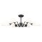 Z-Lite Breton Matte Black 6 Light Chandelier 3048-6MB - alternate 5