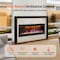 Edendirect 86. 42in. 5120BTU Wall Mount Electric Fireplace, 750W/1500W, Heat 400 sq. ft, Blower Heat, Remote ZR-BI84 - alternate 7