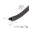 M-D Building Products 3/8 in. x 3/8 in. x 17 ft. Brown Premium Silicone Rubber PLATINUM Window Seal for Ex-Large Gaps 43848 - alternate 4