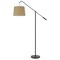 Homeroots 68" Bronze Adjustable Traditional Shaped Floor Lamp With Bronze Drum Shade 526299 - alternate 1