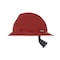 Msa Safety V-Gard Slotted Full Brim Hard Hat, Fas-Trac III Suspension, Type I, Class E, Red 475371 - alternate 4