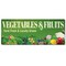 Signmission Vegetables And Fruits, 48 Inch, Banner B-120-30430 - alternate 1