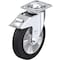 Blickle Swivel Plate Caster, Solid Rubbr, 8", Brake, Overall Height: 9.45" LEH-ALEV 200K-14-FI - alternate 1