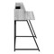Homeroots 47" Gray and Black Wood and Metal Sled Computer Desk 489851 - alternate 8