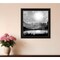 Homeroots Big Moon Lake Black Framed Print Wall Art 529597 - alternate 4