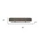 Homeroots 95in Ash Gray And Nickel Wood And Stainless Steel Enclosed Storage TV Stand 722442 - alternate 6
