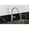 Kingston Brass Single-Handle Kitchen Faucet, Brushed Nickel KSD2438RNX - alternate 5