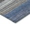 Homeroots 9' X 12' Denim Blue Beige And Taupe Striped Washable Indoor Outdoor Area Rug 618260 - alternate 7