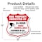 Signmission Video Surveillance Shield Sign This Prop, 12 Inch X 12 Inch, Plastic Sign SHI-P-12-470 - alternate 6