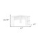 Homeroots 47" White Wood Corner Computer Desk 489877 - alternate 6