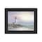 Homeroots Lighthouse at Sunset Black Framed Print Wall Art 529940 - alternate 4