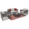Panama Jack Outdoor Panama Jack Graphite 4-Piece Living Set with Cushions PJO-1601-GRY-4SE-GL - alternate 2
