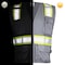 Dome75 Hi-Vis Safety Vest SM/MD Class Non-ANSI/Enhanced Visibility , Zipper 6 Pockets, 2 Mic Tab DV2183 - alternate 7