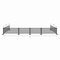 Factory 2U Commercial Patio Black Aluminum Bar Restaurant Fence Kit, 41ft L, 34in H, Flexible Layout, Powdercoat w/ UV Topcoat 805675 - alternate 3