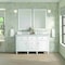 James Martin Vanities Lorelai 60'' D Vanity, Bright White w/ Jasmine Pearl Silestone Top w/FreePower Wireless Charger 424-V60D-BW-FEJP - alternate 8
