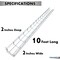 Kable Kontrol Stainless Steel Wire Mesh Cable Tray - 2 in W x 2 in D x 10 ft L, 36PK KK-2X2X10-304SS-36 - alternate 6
