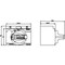 Siemens front mounted rotary operator EMERGENCY OFF IEC IP30/40 accessory for: 3VA9267-0EK15 - alternate 3