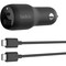 Belkin 37W USB PD CAR CHARGER W/   PWR PPS BK W/PVC C-C 1M CCB004BT1MBK-B6 - alternate 1