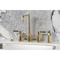 Kingston Brass Bridge Kitchen Faucet with Brass Sprayer, Polished Brass KS8282CTLBS - alternate 4