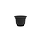 Bloem Planter Ariana 6.5in H X 6in D Resin Elegant Black Black 20-56906 - alternate 3