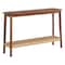 Alaterre Furniture Calais Console Table, Warm Chestnut ANCA1070 - alternate 1