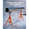 Vevor VEVOR Pipe Stand 2500LBS Pipe Stands 27.2"-52" Height for 1/2" to 12" Pipes 1108A - alternate 6