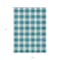 Homeroots 9' X 12' Teal Blue And Gray Plaid Washable Indoor Outdoor Area Rug 595443 - alternate 8