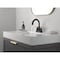 Delta Nicoli 2 Handle Centerset Pull-Down Bathroom Faucet, 6.94 in, Matte Black/Champagne Bronze 25749LF-GZPD - alternate 7