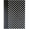 Universal Hardcover Notebook, Black w/White Dots UNV66350 - alternate 1
