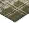 Homeroots 3' X 5' Olive Green Gold And Brown Plaid Washable Indoor Outdoor Area Rug 596351 - alternate 9