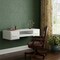 Homeroots White Wall Mount Desk with Drawers 402063 - alternate 5