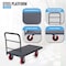 5Seconds Brand STEEL STRONG Heavy Duty Diamond Plated Industrial Platform Cart 48inX24in with 3300 lbs Capacity 555017-1 - alternate 7