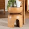 Bali & Pari Abrina Solid Suar Wood End Table 263-14278-ZORO - alternate 6
