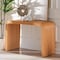 Bali & Pari Guevara Bohemian Light Honey Fluted Rattan Console Table 255-14131-ZORO - alternate 7