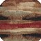 Homeroots 8' Brown Beige And Burgundy Round Abstract Washable Indoor Outdoor Area Rug 612529 - alternate 7
