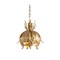 Jonathan Y Anne 12" Adjustable Metal LED Pendant, Gold JYL9509A - alternate 1
