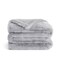 Arkwright Home Aston & Arden Luxe Mink Faux Fur Throw 50x70 Light Grey - 1 Blanket P-TH-FF-5070-LG - alternate 1
