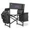Picnic Time Family Of Brands NCAA TCU Horned Frogs Fusion Camping Chair with Side Table and Soft Cooler 807-00-679-844-0 - alternate 1