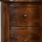 Homeroots 23" Chestnut Solid Wood Round Three Drawer Nightstand 722556 - alternate 4