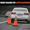 Traffic Kontrol 28in Collapsible Traffic Road Cone, 2 Reflective Collars, Orange Without LED, 1PC TKTCC-28-7-OR-2C - alternate 6