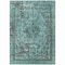 Homeroots 9' X 12' Teal Blue And Turquoise Medallion Washable Indoor Outdoor Area Rug 616080 - alternate 8