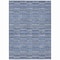 Homeroots 8' X 10' Navy Blue And Denim Blue Striped Washable Indoor Outdoor Area Rug 587911 - alternate 8