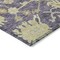 Homeroots 8' Eggplant Beige And Green Round Floral Washable Indoor Outdoor Area Rug 605201 - alternate 9