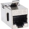 Tripp Lite Cat6 Coupler, RJ45 F/F, Shielded, Snap-in N235-001-SH - alternate 1