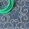 Jonathan Y Charleston Vintage Filigree Textured Weave Navy/Gray 2 ft. x 8 ft. Indoor/Outdoor Runner Rug SMB106D-28 - alternate 7