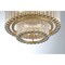 Euf Glasbury, Flush Mount, 9-Light, 24", Gold, Ribbed Glass 49169-010 - alternate 5