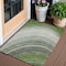 Homeroots 3' X 5' Green And Artichoke Green Abstract Washable Indoor Outdoor Area Rug 577301 - alternate 1