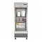 Koolmore Stainless-Steel Upright Freezer w/Reach-In Self-Close Glass Door, 3 Storage Shelves RIF-1D-GD - alternate 1